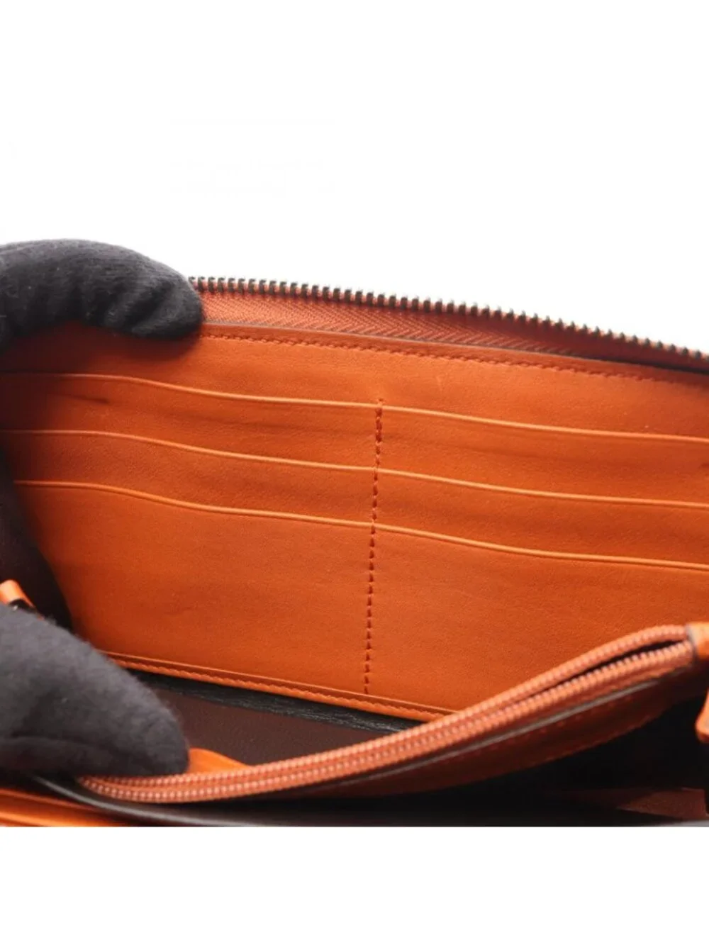 Gucci Round Wallet Micro Guccissima Orange Leather Guccissima - Picture 8 of 10